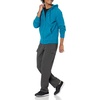 Amazon Essentials Men’s Lightweight French Terry Full-Zip Hoodie(Teal Blue)