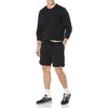 Amazon Essentials Men’s Lightweight French Terry Relaxed Fit Sweat Shorts with Drawstring (Available in Big & Tall)(Black)