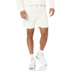 Amazon Essentials Men’s Lightweight French Terry Relaxed Fit Sweat Shorts with Drawstring (Available in Big & Tall)(Eggshell White)