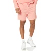 Amazon Essentials Men’s Lightweight French Terry Relaxed Fit Sweat Shorts with Drawstring (Available in Big & Tall)(Peach)