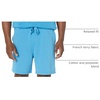 Amazon Essentials Men’s Lightweight French Terry Relaxed Fit Sweat Shorts with Drawstring (Available in Big & Tall)(Turquoise Blue)