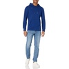 Amazon Essentials Men’s Lightweight Jersey Pullover Hoodie, Soft(Blue)