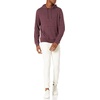 Amazon Essentials Men’s Lightweight Jersey Pullover Hoodie, Soft(Burgundy)