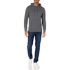 Amazon Essentials Men’s Lightweight Jersey Pullover Hoodie, Soft(Charcoal Heather)
