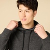 Amazon Essentials Mens Lightweight Long-Sleeve French Terry Hoodie(Charcoal Heather)