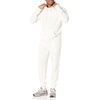 Amazon Essentials Mens Lightweight Long-Sleeve French Terry Hoodie(Eggshell White)