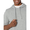 Amazon Essentials Mens Lightweight Long-Sleeve French Terry Hoodie(Grey Heather)