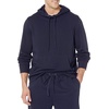 Amazon Essentials Mens Lightweight Long-Sleeve French Terry Hoodie(Navy)
