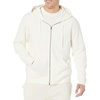 Amazon Essentials Men’s Long-Sleeve French Terry Full-Zip Hoodie (Available in Big & Tall)(Eggshell White)