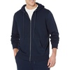 Amazon Essentials Men’s Long-Sleeve French Terry Full-Zip Hoodie (Available in Big & Tall)(Navy)