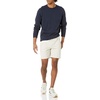 Amazon Essentials Men’s Long-Sleeve Lightweight French Terry Crewneck Sweatshirt(Dark Navy)