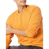 Amazon Essentials Men’s Long-Sleeve Lightweight French Terry Crewneck Sweatshirt(Golden Yellow)