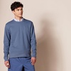 Amazon Essentials Men’s Long-Sleeve Lightweight French Terry Crewneck Sweatshirt(Indigo Blue)