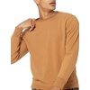 Amazon Essentials Men’s Long-Sleeve Lightweight French Terry Crewneck Sweatshirt(Tan)