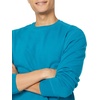Amazon Essentials Men’s Long-Sleeve Lightweight French Terry Crewneck Sweatshirt(Teal Blue)
