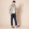 Amazon Essentials Men’s Long-Sleeve Quarter-Zip Pullover Fleece Sweatshirt(Off-white)