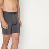Amazon Essentials Men’s Microfiber Boxer Shorts Underwear, Pack of 3(Black / Charcoal Gray / Light Gray)