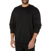 Amazon Essentials Men’s Oversized-Fit Crewneck Sweatshirt (Available in Big & Tall)(Black)