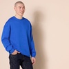 Amazon Essentials Men’s Oversized-Fit Crewneck Sweatshirt (Available in Big & Tall)(Bright Blue)