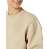 Amazon Essentials Men’s Oversized-Fit Crewneck Sweatshirt (Available in Big & Tall)(Tan)