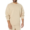 Amazon Essentials Men’s Oversized-Fit Crewneck Sweatshirt (Available in Big & Tall)(Tan)
