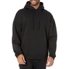 Amazon Essentials Men’s Oversized-Fit Heavyweight Hooded Sweatshirt (Available in Big & Tall)(Black)