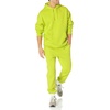 Amazon Essentials Men’s Oversized-Fit Heavyweight Hooded Sweatshirt (Available in Big & Tall)(Lime Green)