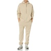 Amazon Essentials Men’s Oversized-Fit Heavyweight Hooded Sweatshirt (Available in Big & Tall)(Tan)
