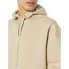 Amazon Essentials Men’s Oversized-Fit Heavyweight Hooded Sweatshirt (Available in Big & Tall)(Tan)