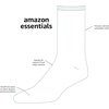 Amazon Essentials Men’s Patterned Cotton Dress Crew Socks, 5 Pairs(Assorted Navy)