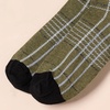 Amazon Essentials Men’s Patterned Cotton Dress Crew Socks, 5 Pairs(Black/Brown/Dark Grey/Green/Grey)