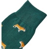 Amazon Essentials Men’s Patterned Cotton Dress Crew Socks, 5 Pairs(Multicolor  Dogs)