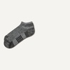 Amazon Essentials Men’s Performance Cotton Cushioned Athletic No-Show Breathable Gym Socks with Support, 6 Pairs(Black/White Marl)