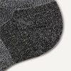 Amazon Essentials Men’s Performance Cotton Cushioned Athletic No-Show Breathable Gym Socks with Support, 6 Pairs(Black/White Marl)