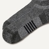 Amazon Essentials Men’s Performance Cotton Cushioned Athletic No-Show Breathable Gym Socks with Support, 6 Pairs(Black/White Marl)