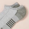Amazon Essentials Men’s Performance Cotton Cushioned Athletic No-Show Breathable Gym Socks with Support, 6 Pairs(Grey Multi)