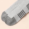 Amazon Essentials Men’s Performance Cotton Cushioned Moisture Control Socks, Athletic Crew, Breathable(Grey)