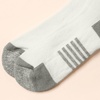 Amazon Essentials Men’s Performance Cotton Cushioned Moisture Control Socks, Athletic Crew, Breathable(White)