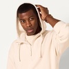 Amazon Essentials Men’s Quarter-Zip Oversized-Fit Hoodie Sweatshirt(Light Beige)
