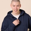 Amazon Essentials Men’s Quarter-Zip Oversized-Fit Hoodie Sweatshirt(Navy)