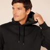 Amazon Essentials Men’s Regular Fit Sherpa-Lined Pullover Hoodie(Black)