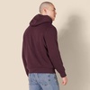 Amazon Essentials Men’s Regular Fit Sherpa-Lined Pullover Hoodie(Burgundy)