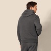 Amazon Essentials Men’s Regular Fit Sherpa-Lined Pullover Hoodie(Charcoal Heather)