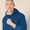 Amazon Essentials Men’s Regular Fit Sherpa-Lined Pullover Hoodie(Dark Teal)