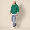 Amazon Essentials Men’s Regular Fit Sherpa-Lined Pullover Hoodie(Green)