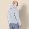 Amazon Essentials Men’s Regular Fit Sherpa-Lined Pullover Hoodie(Light Grey Heather)