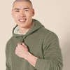 Amazon Essentials Men’s Regular Fit Sherpa-Lined Pullover Hoodie(Olive)