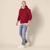Amazon Essentials Men’s Regular Fit Sherpa-Lined Pullover Hoodie(Red)