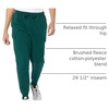 Amazon Essentials Men’s Relaxed Fit Cargo Fleece Jogger Sweatpants with Drawstring(Dark Green)