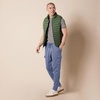 Amazon Essentials Men’s Relaxed Fit Cargo Fleece Jogger Sweatpants with Drawstring(Indigo Blue)